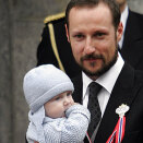 Crown Prince Haakon with Prince Sverre Magnus (Photo: Jarl Fr. Erichsen / Scanpix)